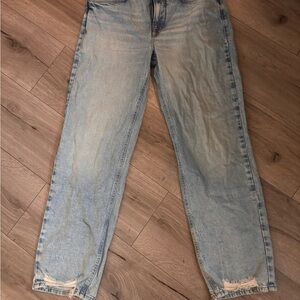 Good American Good 90s Light Blue Denim Jeans